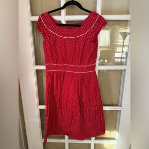 Rachel Dress Red Polka Dots Dress